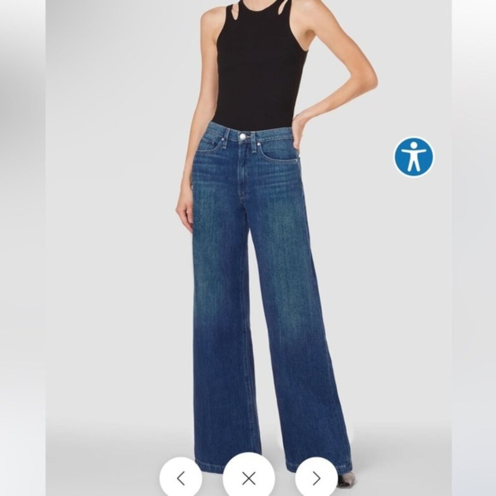 NEW Hudson Jodie High-Rise Loose Wide Leg Jean size 30